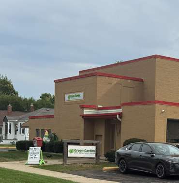 Exterior of the Green Garden Clawson building on East 14 Mile Road